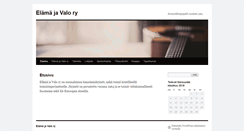 Desktop Screenshot of elamajavalo.fi