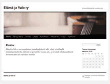 Tablet Screenshot of elamajavalo.fi